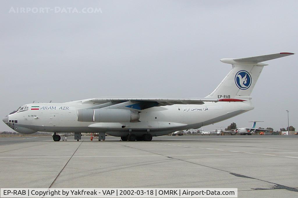 EP-RAB, Ilyushin Il-76TD C/N 0053465941, Aram Air Iljsuchin 76