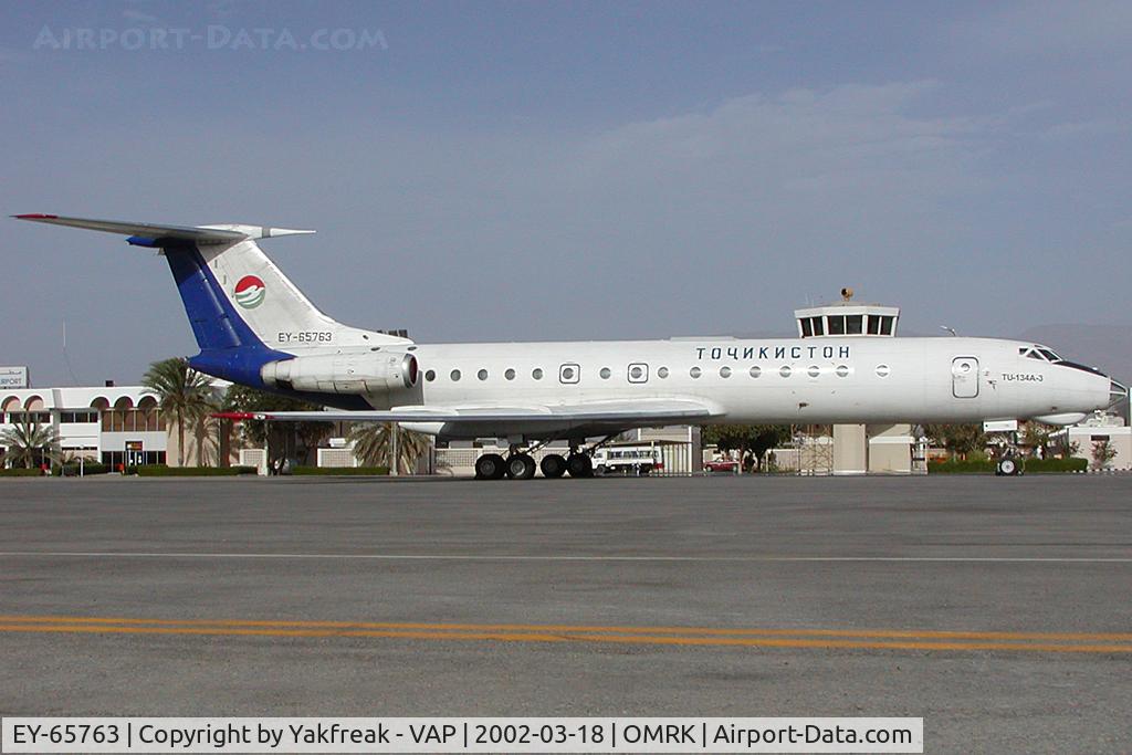 EY-65763, 1979 Tupolev Tu-134A-3 C/N 62299, Tajikistan Airlines Tupolev 134