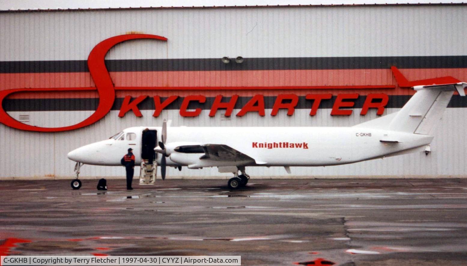 C-GKHB, 1986 Beech 1900C C/N UB-52, Knighthawk operated this Beech 1900c between 1196 and 2003 - it is now registered C-FPCO