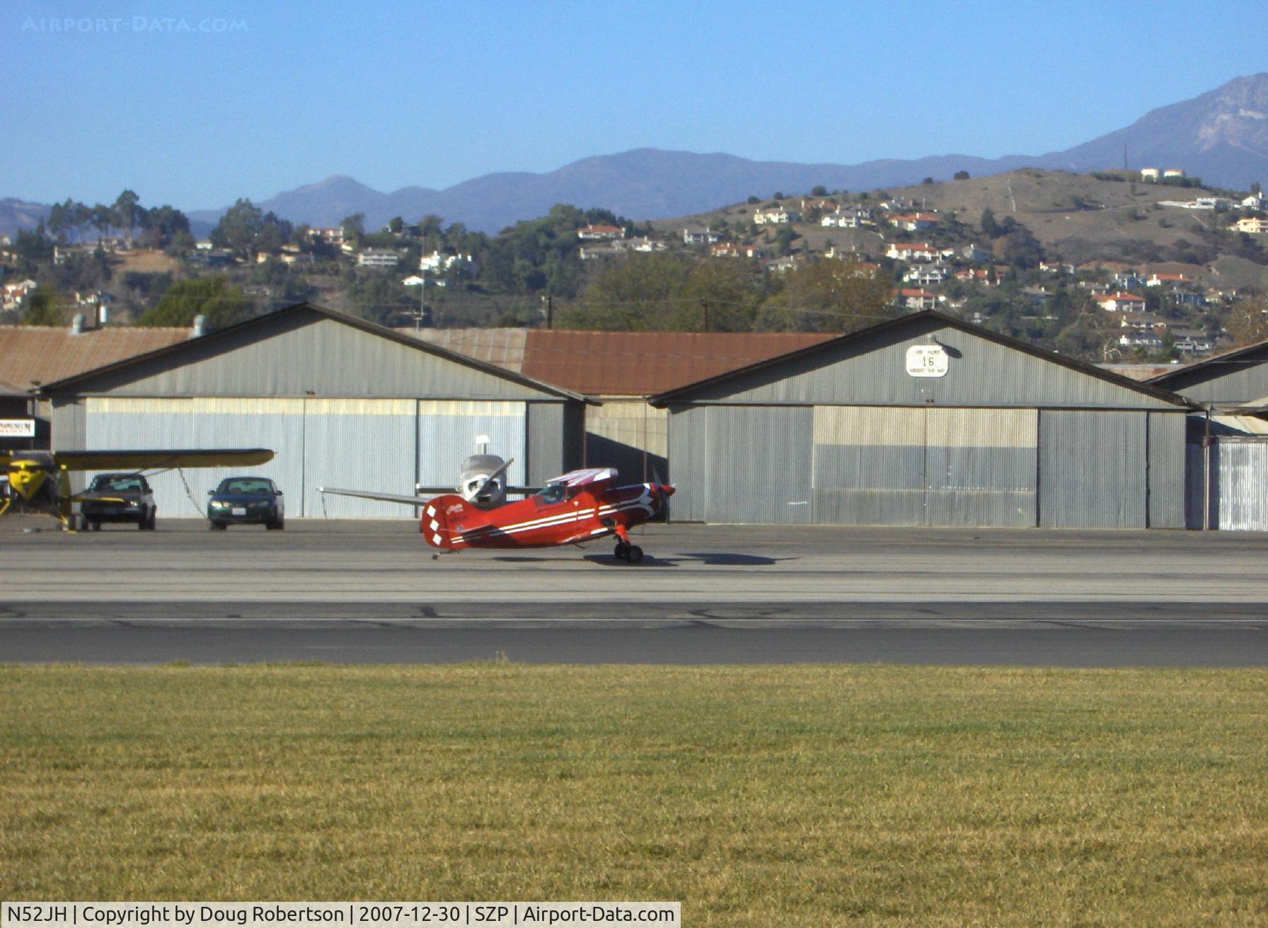 N52JH, 1981 Pitts S-1C Special C/N 1 (N52JH), 1981 Shea PITTS SPECIAL S-1C, Lycoming O&VO-360 180 Hp, taxi back