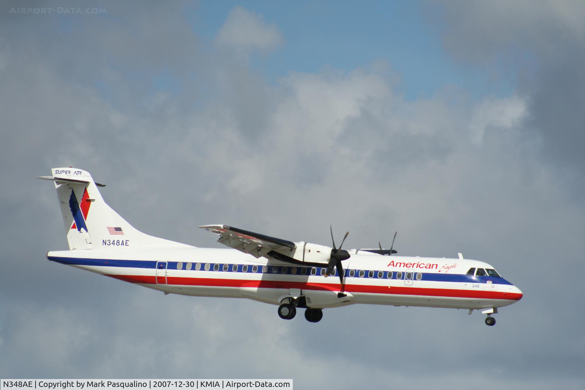 N348AE, 1993 ATR 72-212 C/N 349, ATR-72-212