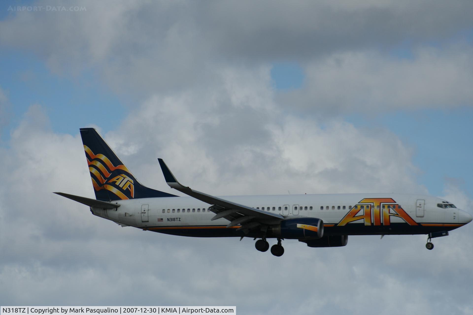 N318TZ, 2002 Boeing 737-83N C/N 28247, Boeing 737-800