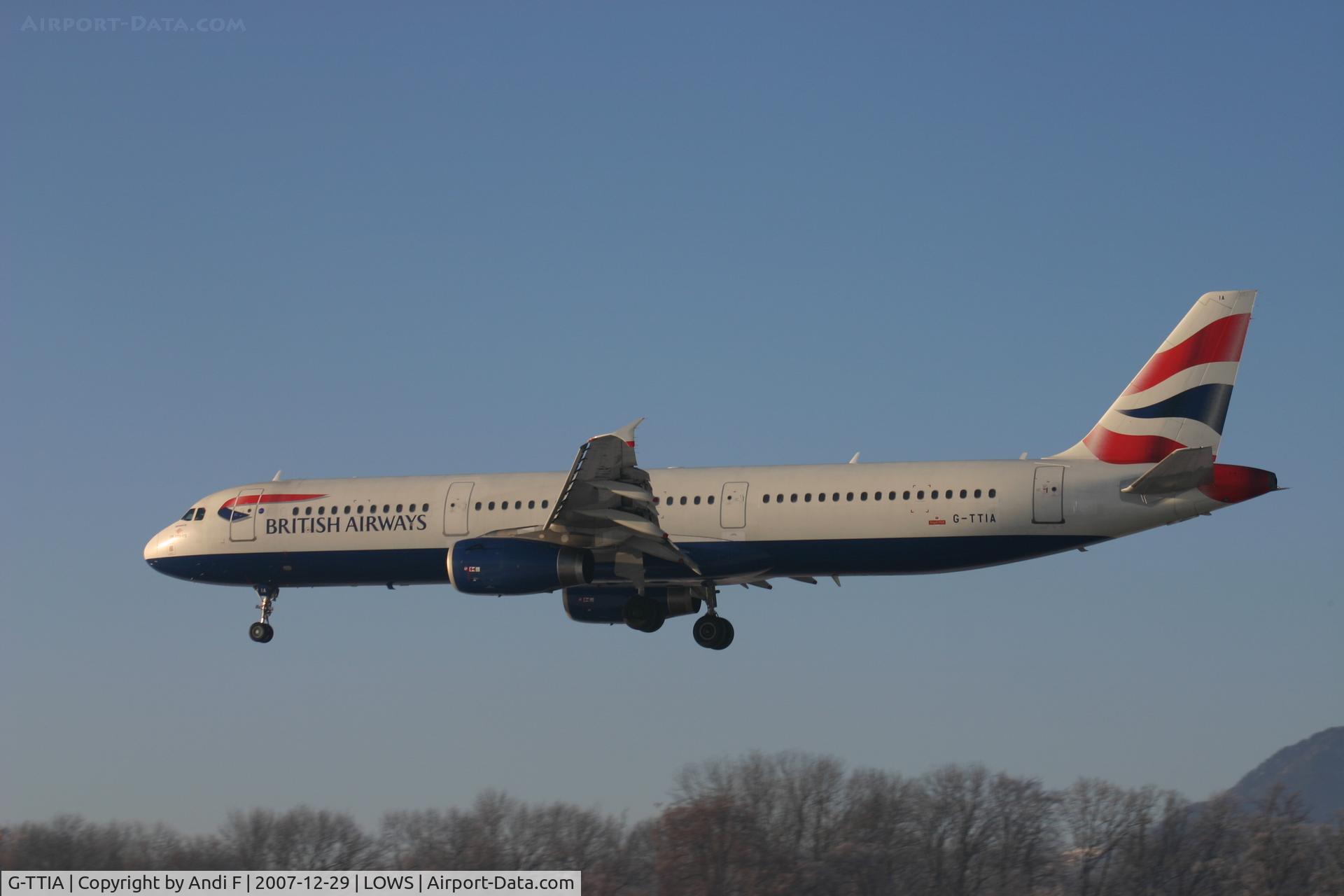 G-TTIA, 2001 Airbus A321-231 C/N 1428, Britisch Airways