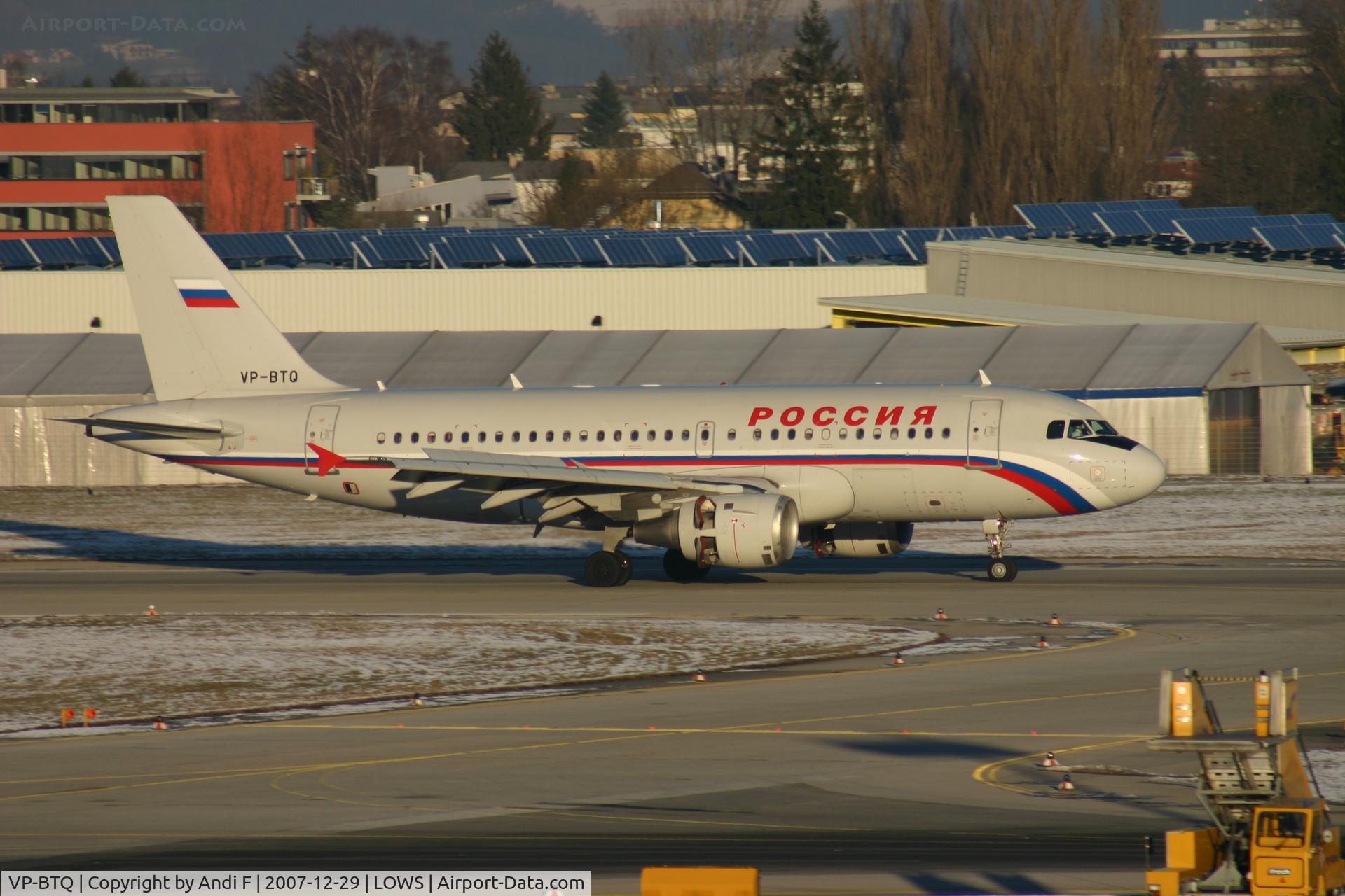 VP-BTQ, 1999 Airbus A319-114 C/N 1149, Russia