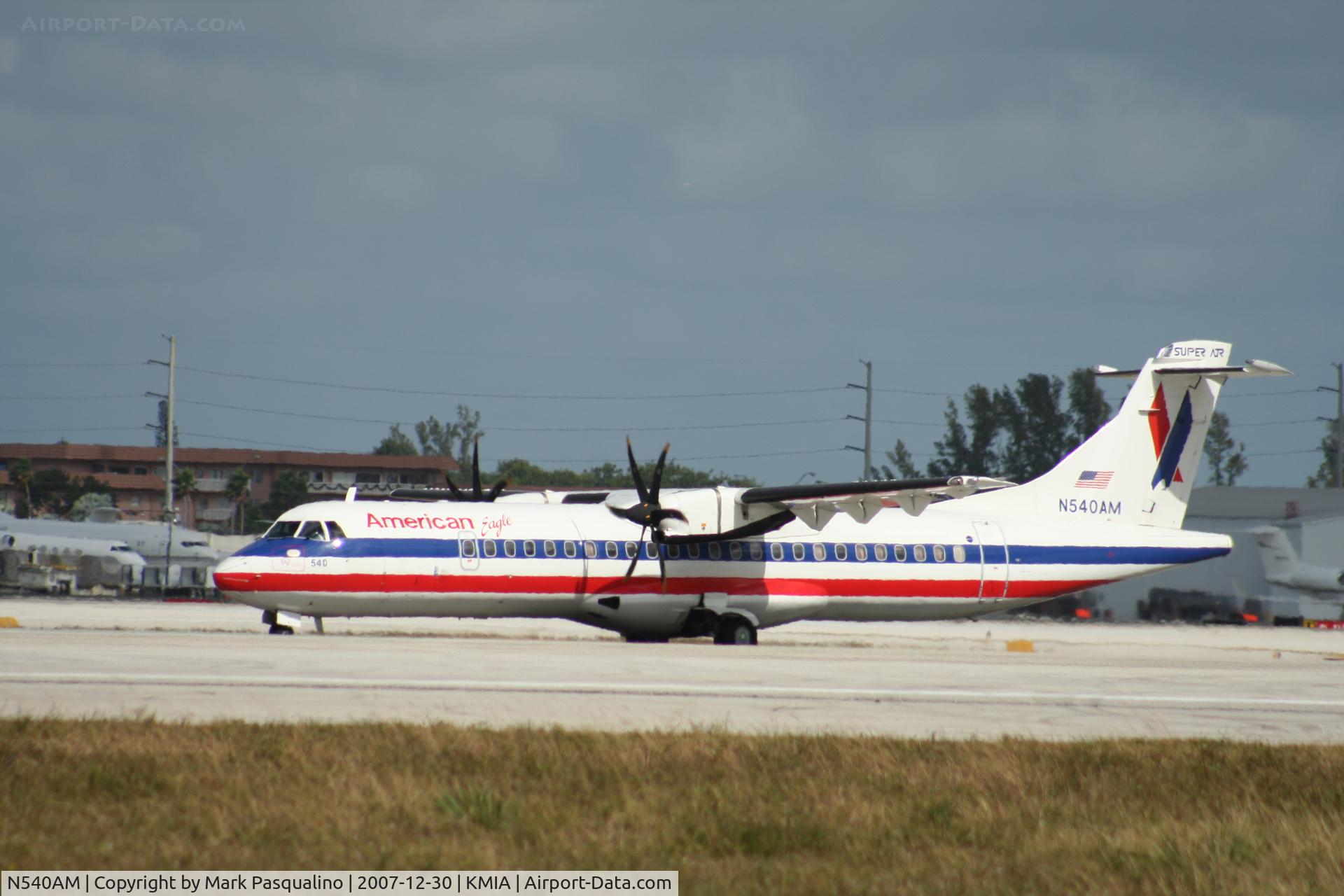 N540AM, 1998 ATR 72-212A C/N 540, ATR-72-212A