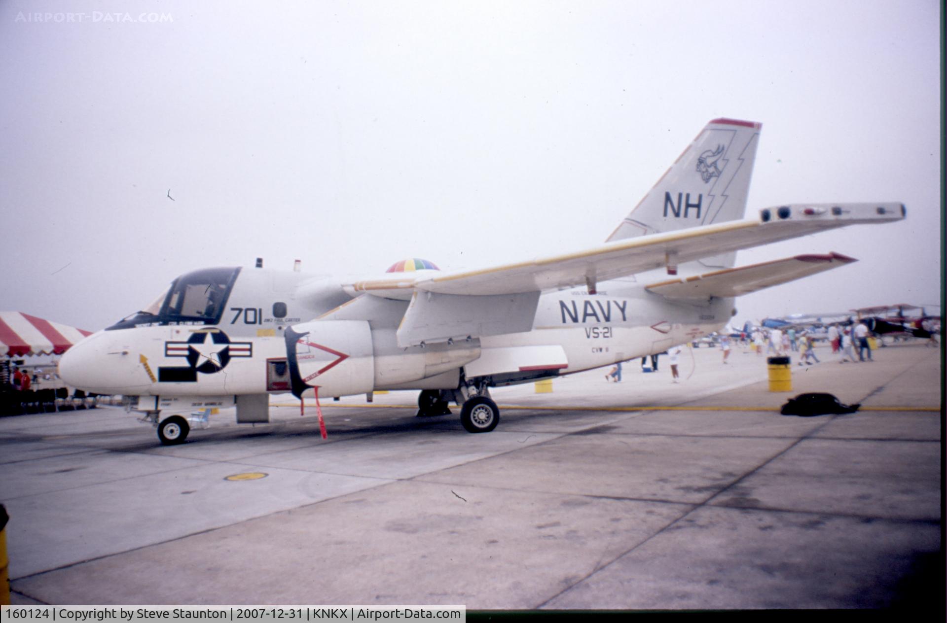 160124, Lockheed S-3B Viking C/N 394A-3106, Taken at NAS Miramar Airshow in 1988 (scan of a slide)
