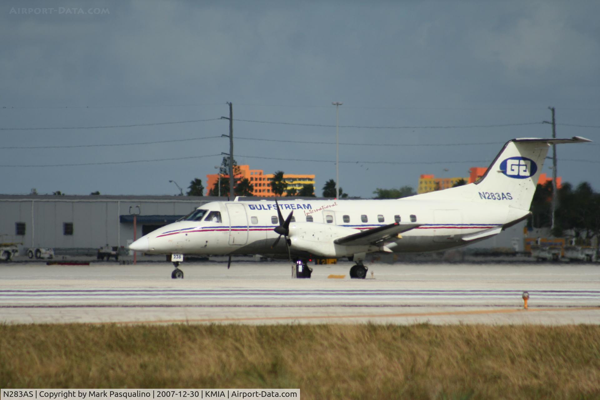 N283AS, 1991 Embraer EMB-120ER Brasilia C/N 120236, EMB-120ER