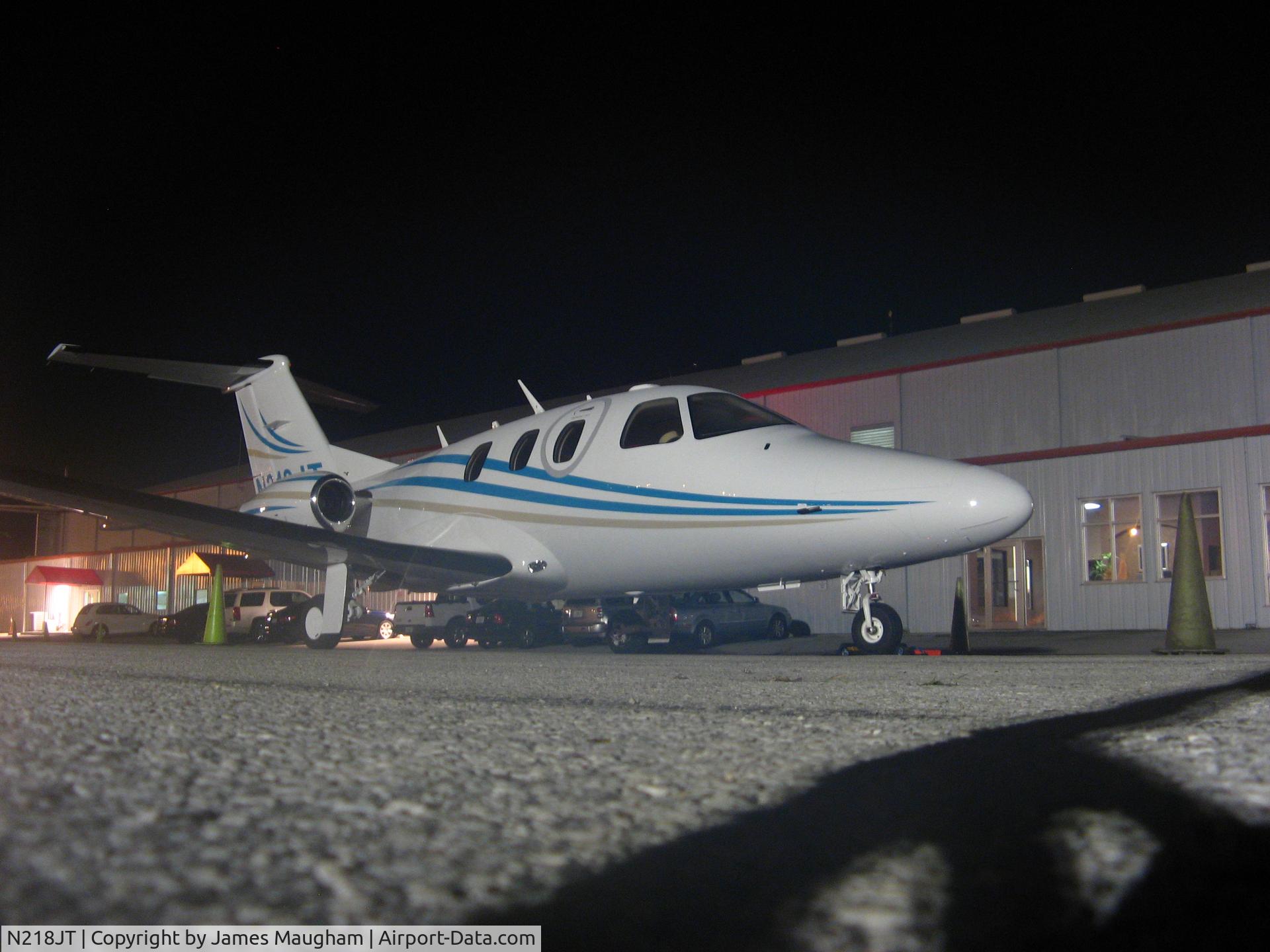 N218JT, 2007 Eclipse Aviation Corp EA500 C/N 000047, N218JT, Eclipse jet owned By John Travolta.