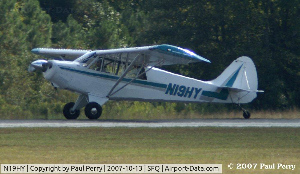 N19HY, 1999 Aviat A-1A Husky C/N 1459, Just got her tailwheel on the ground