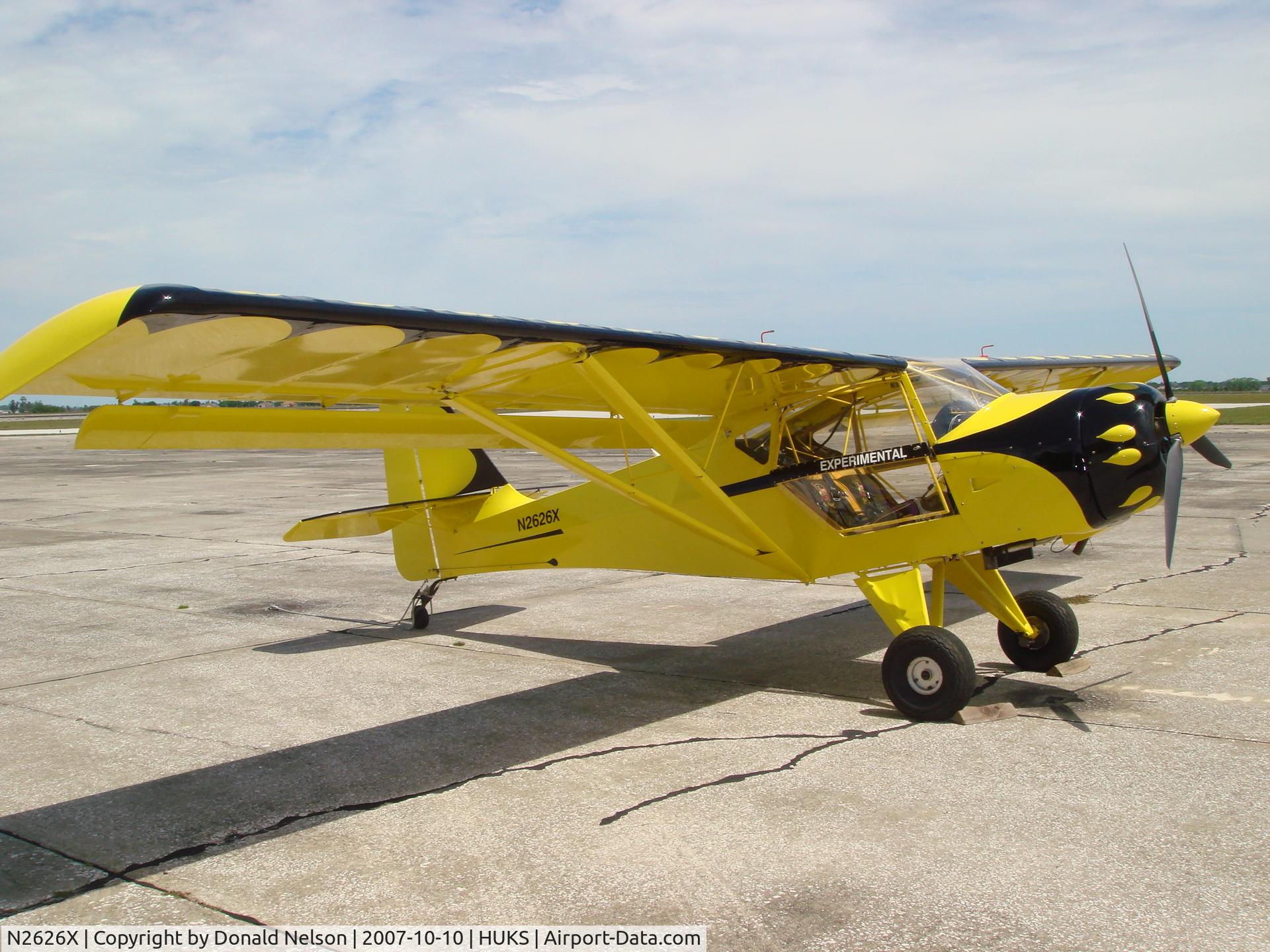N2626X, 1997 Skystar Kitfox Model 4 C/N JCU-110, Photo taken at Sebring Florida
