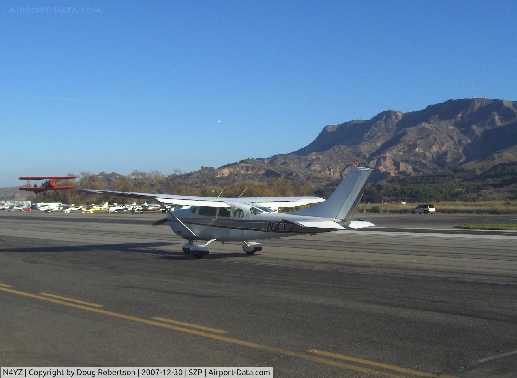 N4YZ, 1977 Cessna U206G Stationair C/N U20603702, 1977 Cessna U206G STATIONAIR 6, Continental IO-520-F 300/285 Hp, taxi after landing rwy 22