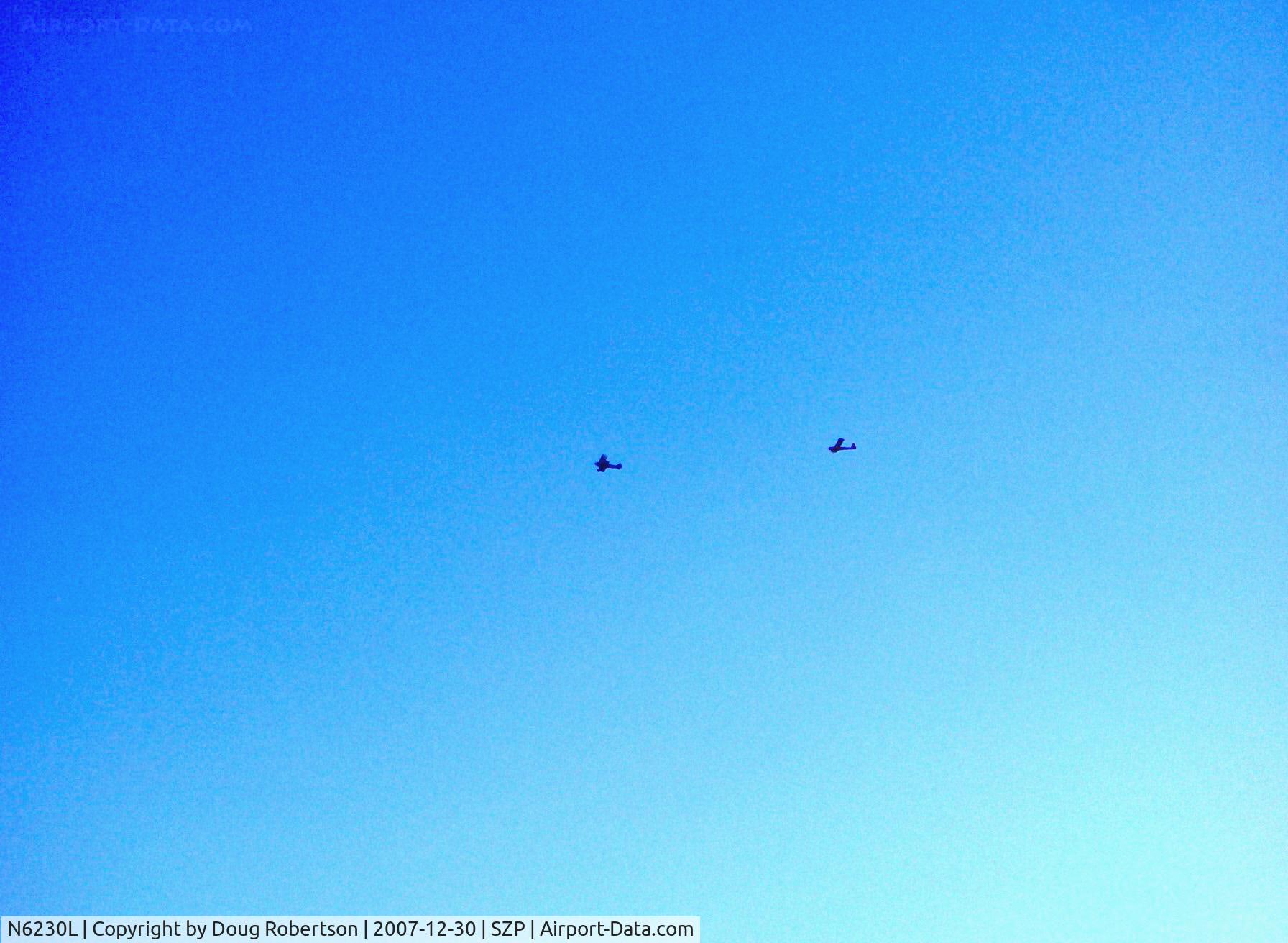 N6230L, 1964 Schweizer SGU 2-22E C/N 182, 1964 Schweizer SGU 2-22E Glider, Son & Dad towed aloft by N65124 flown by Mom gaining altitude