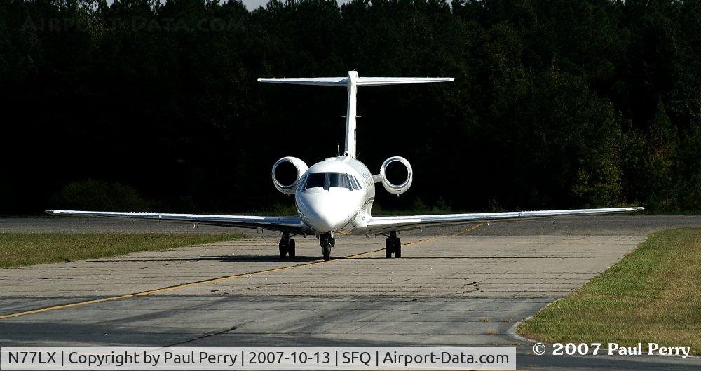 N77LX, 1995 Cessna 650 C/N 650-7051, Taxiing in, looking good