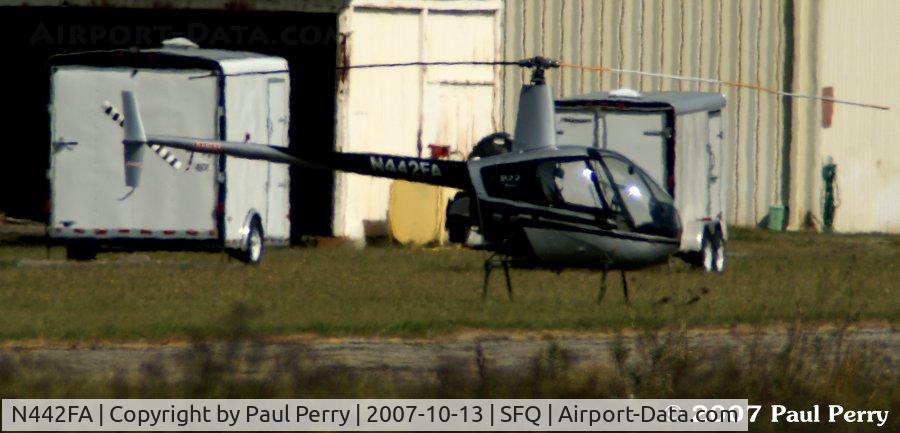 N442FA, 1987 Robinson R22 BETA C/N 0708, Resting a bit, a long way from home