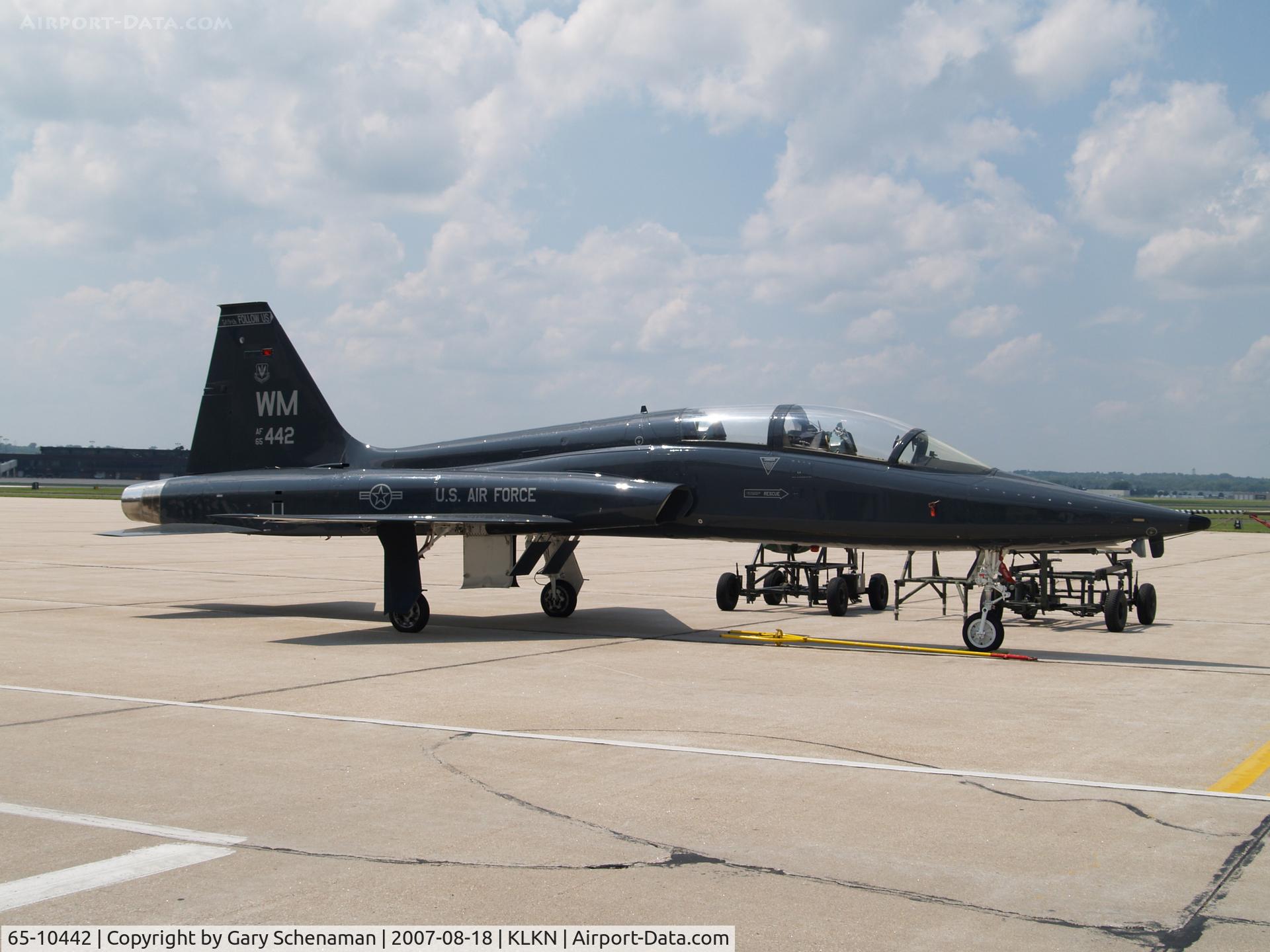 65-10442, 1965 Northrop T-38A-60-NO Talon C/N N.5861, T-38 TALON