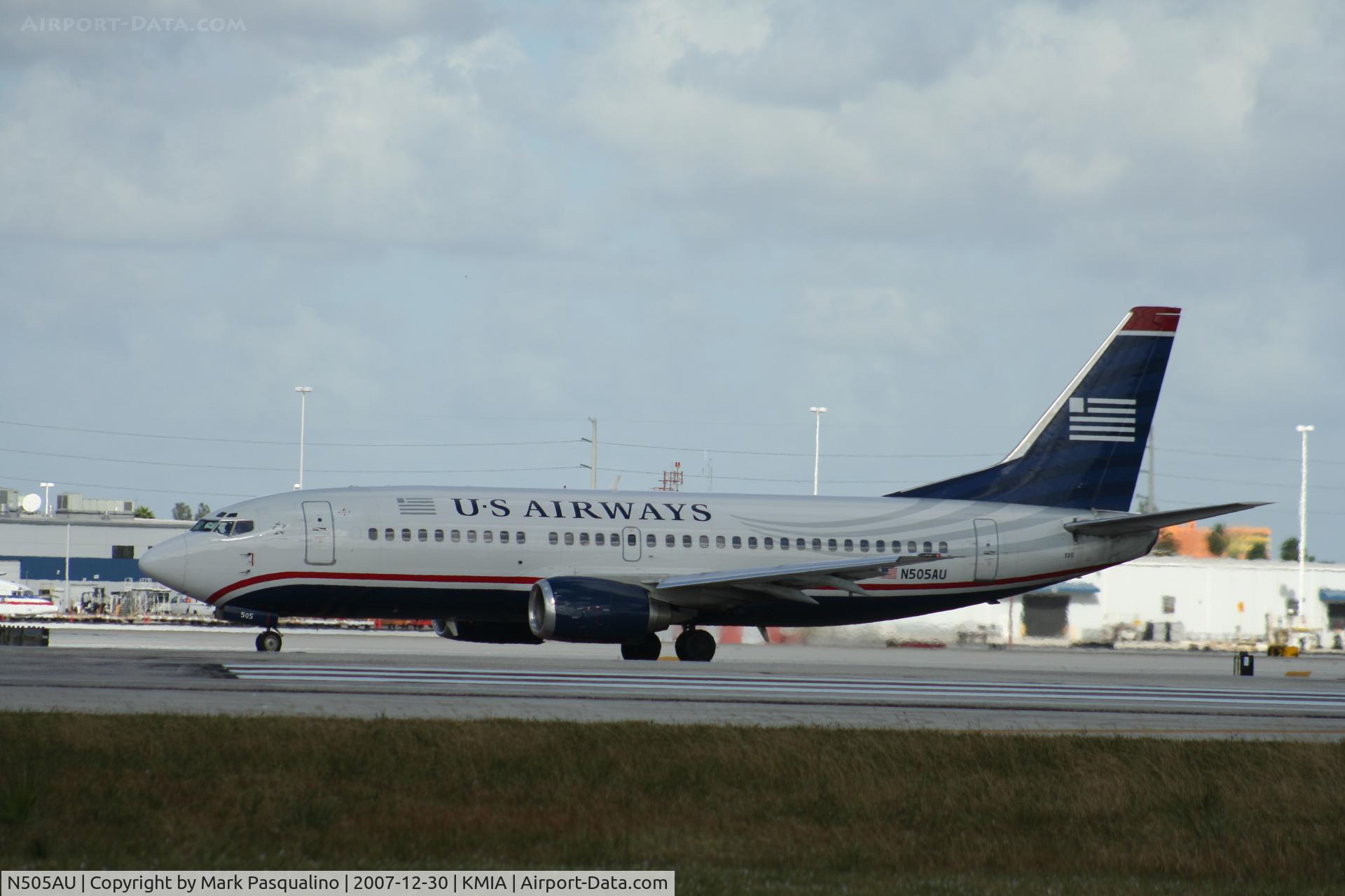 N505AU, 1987 Boeing 737-3B7 C/N 23380, Boeing 737-300