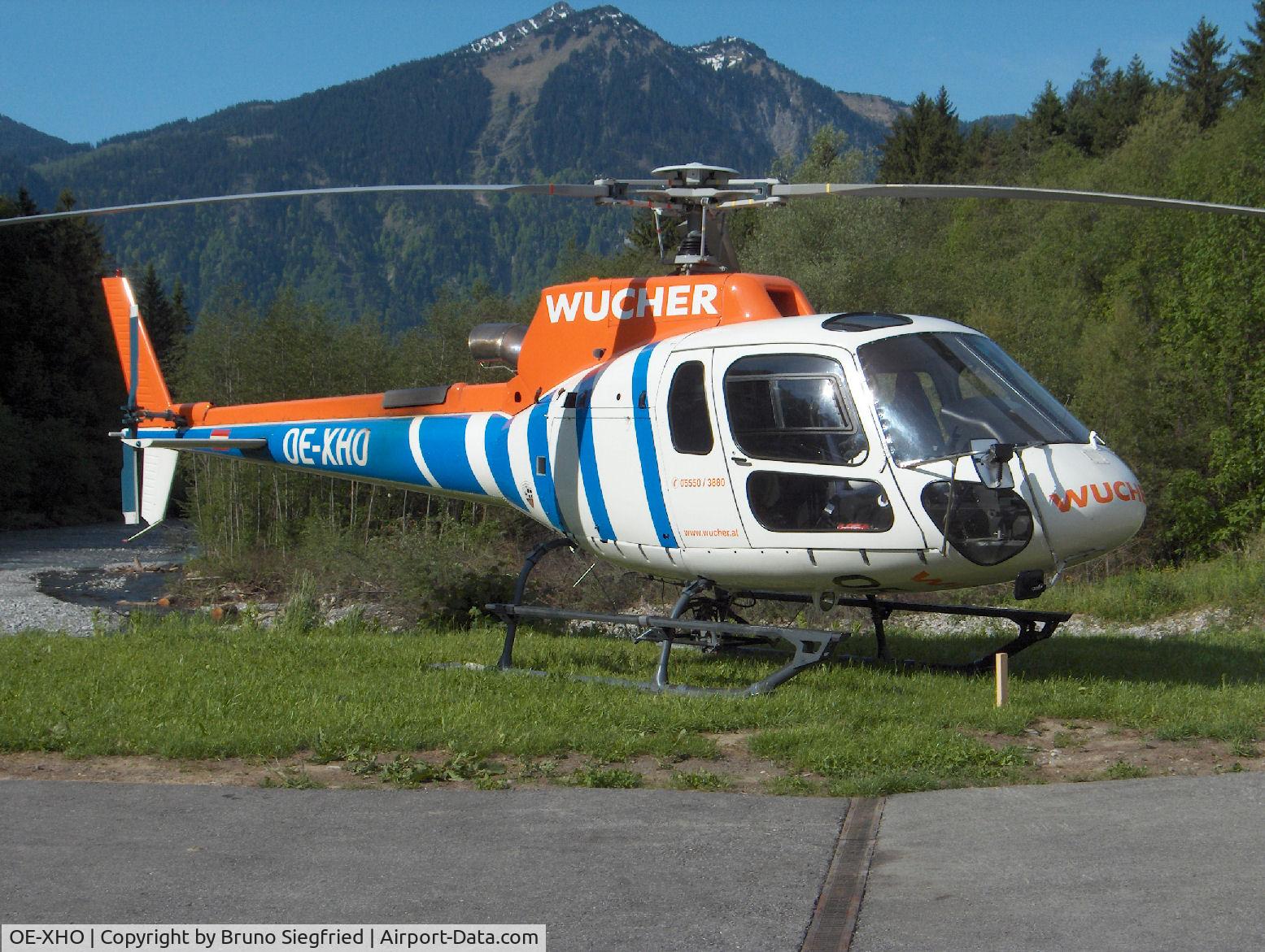 OE-XHO, Eurocopter AS-350B-3 Ecureuil Ecureuil C/N 3549, Ludesch Heliport