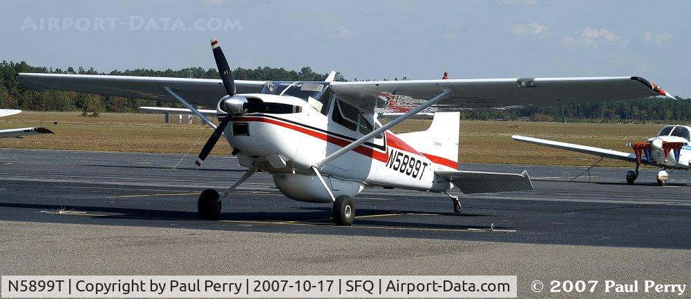 N5899T, 1965 Cessna 185D Skywagon C/N 1850799, That's a healthy taildragger