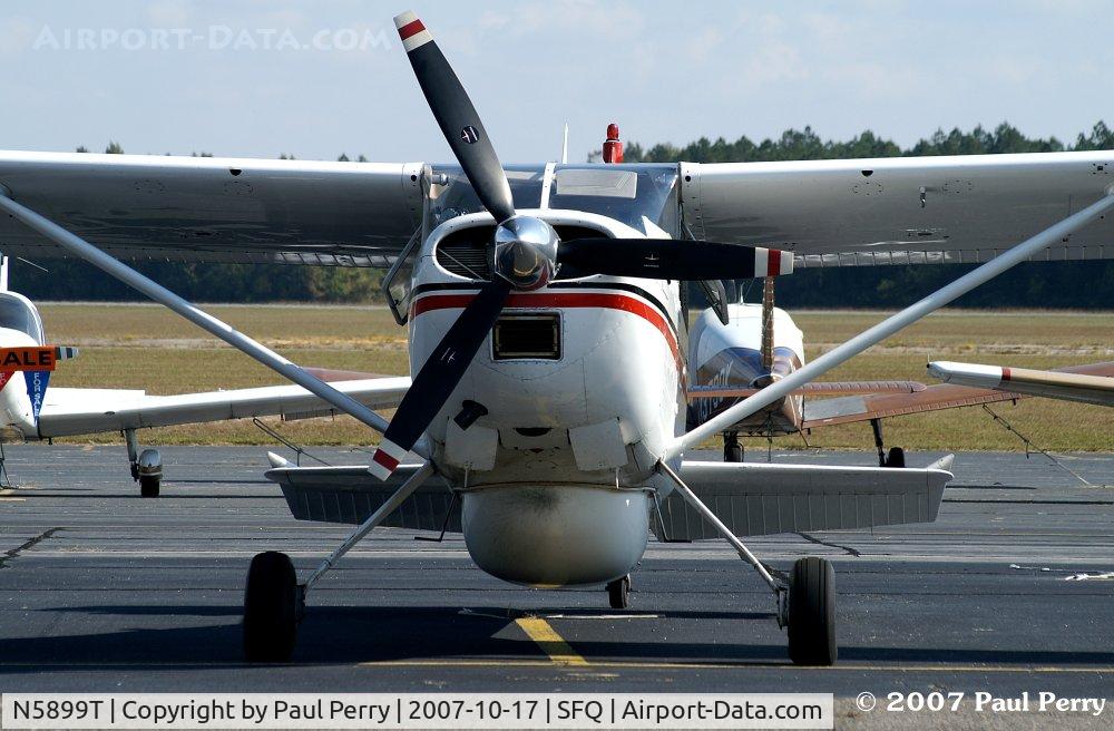 N5899T, 1965 Cessna 185D Skywagon C/N 1850799, Skywagon closeup, dig the large cargo belly pod