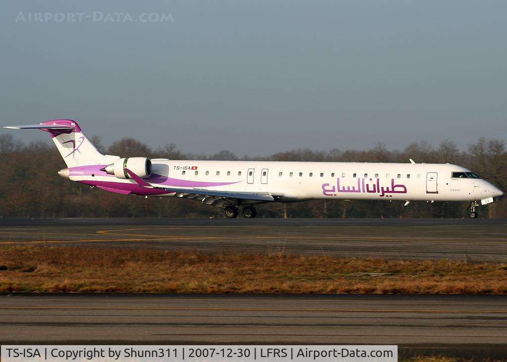 TS-ISA, 2007 Bombardier CRJ-900 (CL-600-2D24) C/N 15091, Landing rwy 03