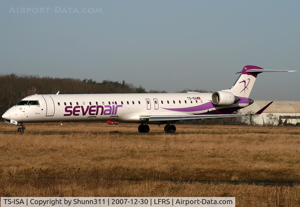 TS-ISA, 2007 Bombardier CRJ-900 (CL-600-2D24) C/N 15091, Rolling holding point rwy 03 for departure