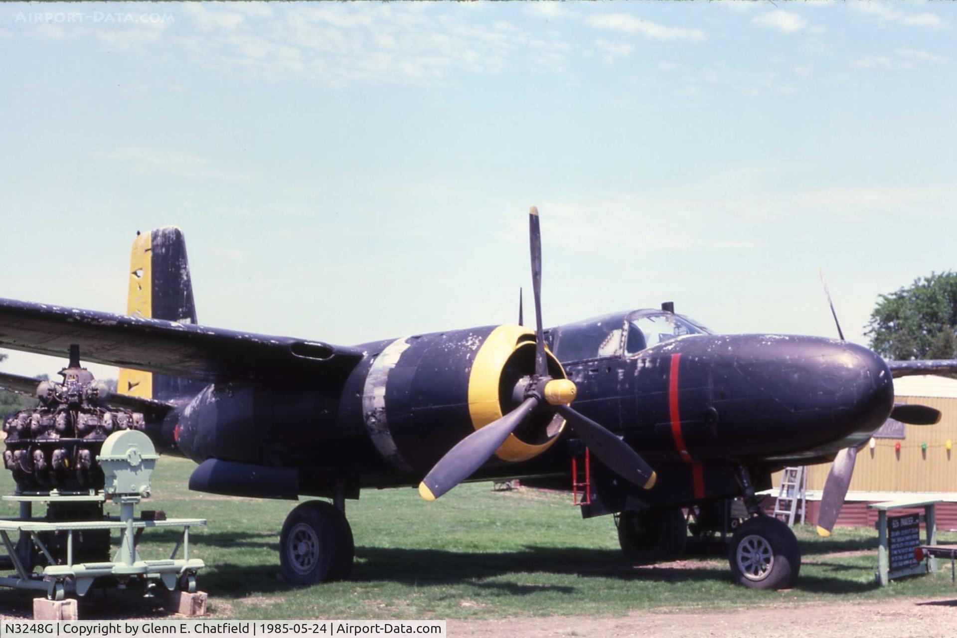 N3248G, Douglas B-26B C/N 44-35590, A-26B 44-35590 at the now defunct Victory Air Museum in Mundelein, IL