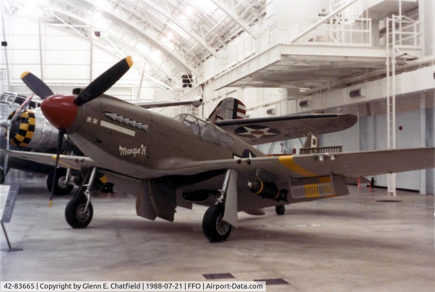 42-83665, 1942 North American A-36A Apache C/N 97-15883, A-36A at the National Museum of the U.S. Air Force