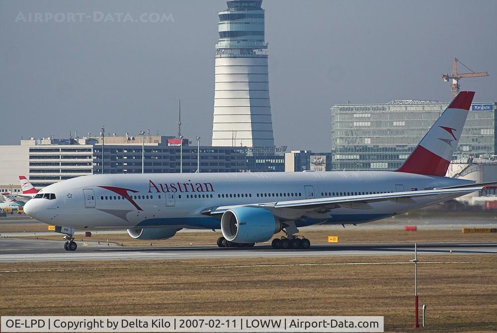 OE-LPD, 2006 Boeing 777-2Z9/ER C/N 35960, AUSTRIAN Boeing	777-2B8ER named America
