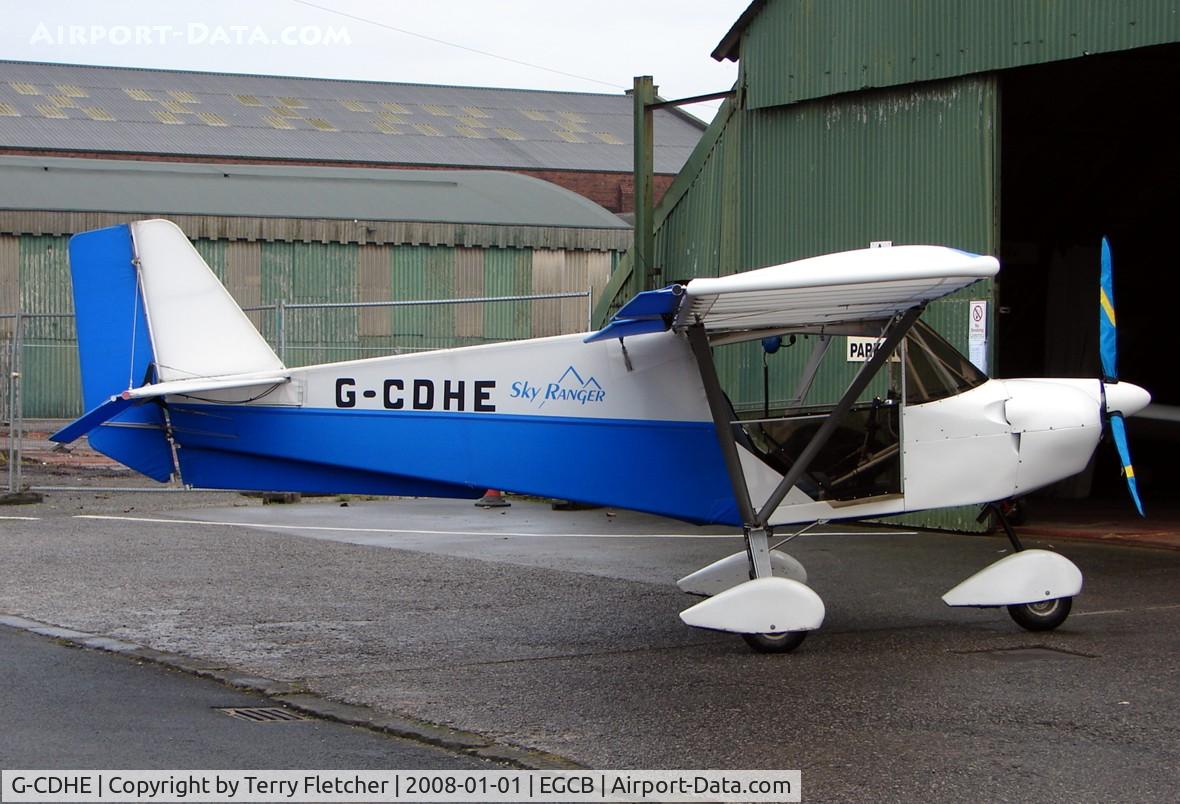 G-CDHE, 2005 Best Off Skyranger 912(2) C/N BMAA/HB/412, Skyranger parked after its first flight of 2008