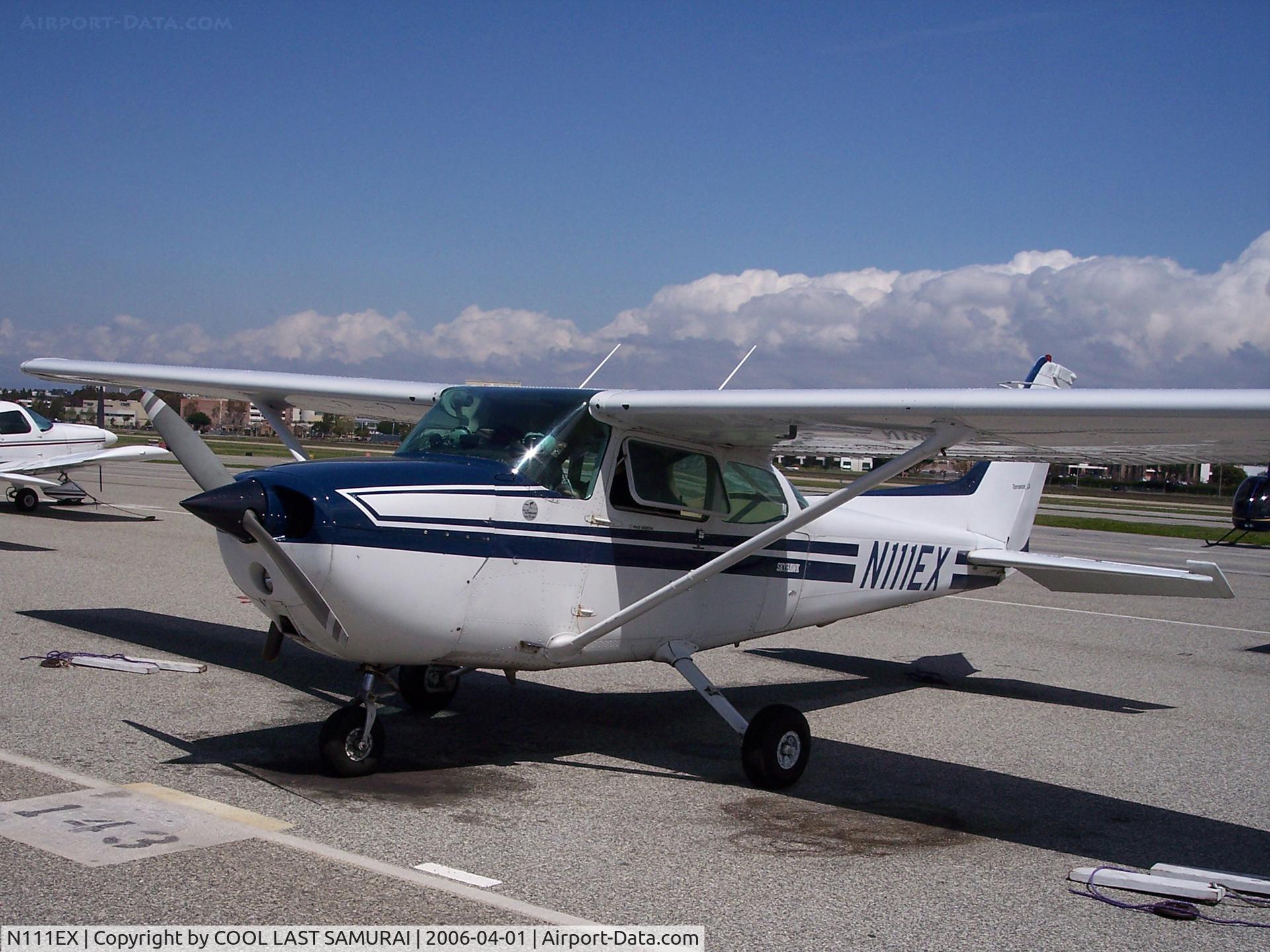 N111EX, 1981 Cessna 172P C/N 17275024, 1EX at TOA Benbow Parking