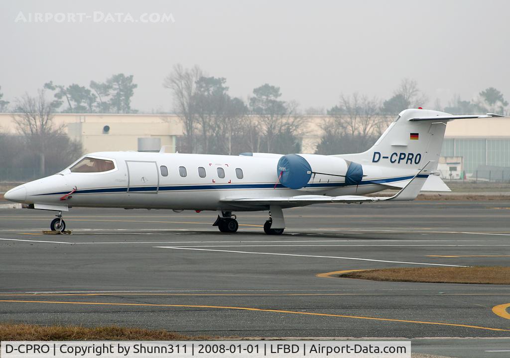 D-CPRO, 1998 Learjet 31A C/N 31-155, Parked at the general aviation apron