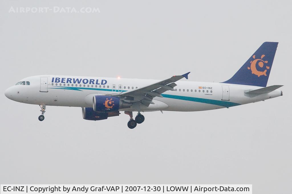 EC-INZ, 2003 Airbus A320-214 C/N 2011, Iberworld A320