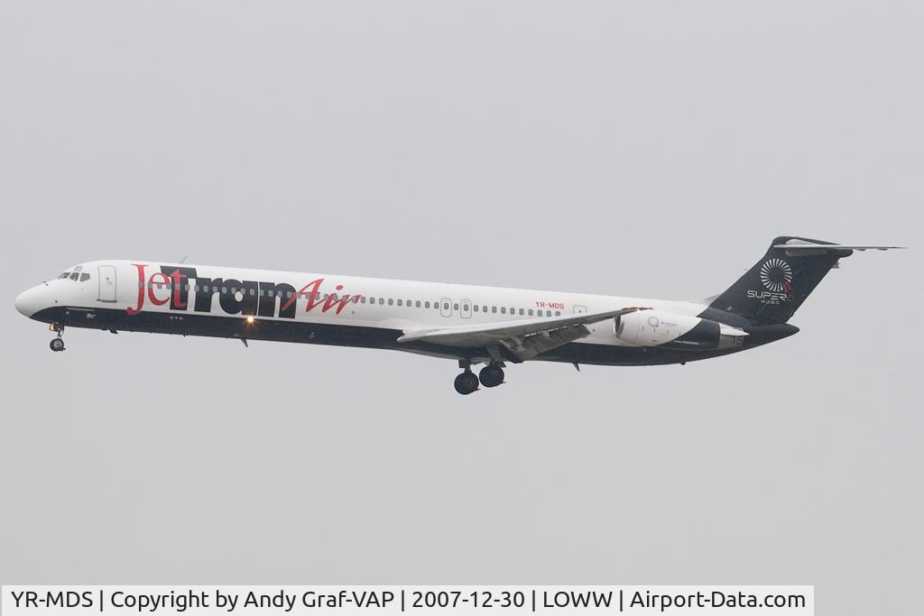 YR-MDS, 1982 McDonnell Douglas MD-82 (DC-9-82) C/N 48098, Jetran MD80