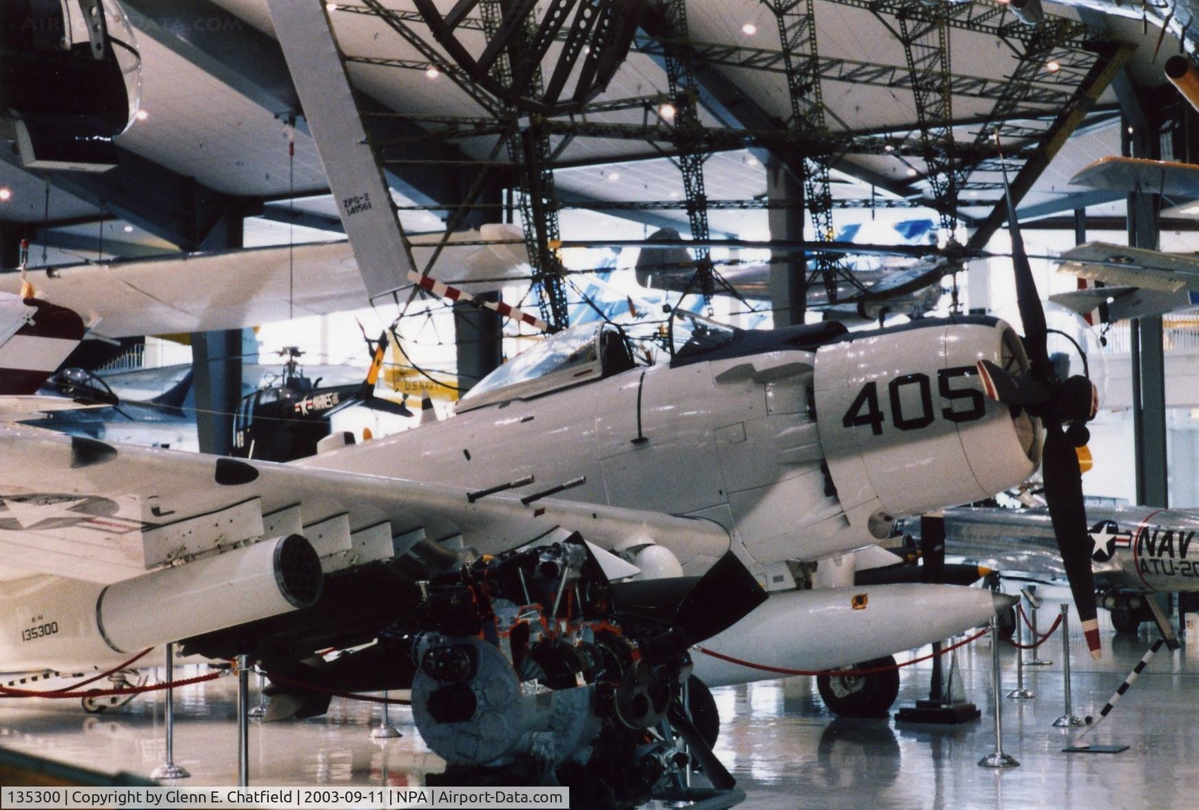 135300, Douglas A-1H Skyraider C/N 9944, Skyraider at the Naval Aviation Museum