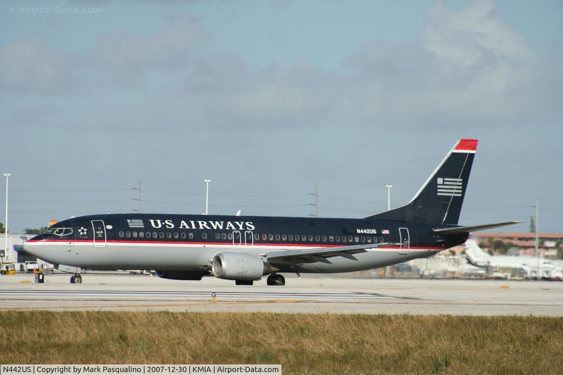 N442US, 1990 Boeing 737-4B7 C/N 24841, Boeing 737-400