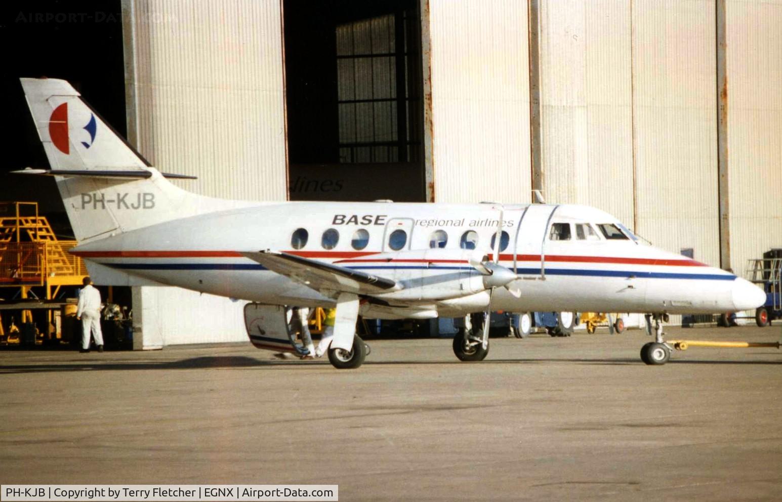PH-KJB, 1984 British Aerospace BAe-3108 Jetstream 31 C/N 648, Jetstream in Base airlines colours following maintenance at East Midlands