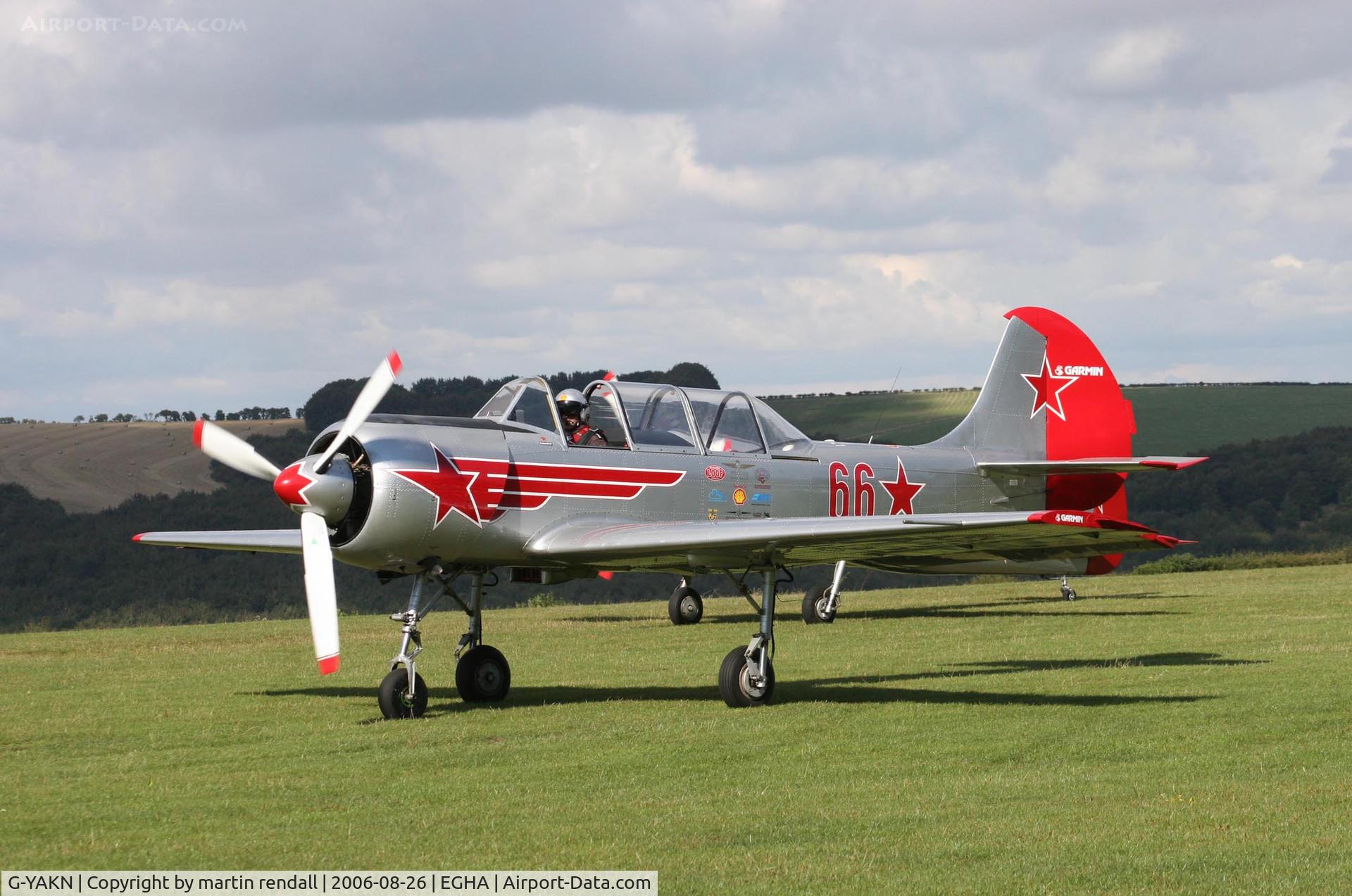 G-YAKN, 1985 Bacau Yak-52 C/N 855905, YAK 52