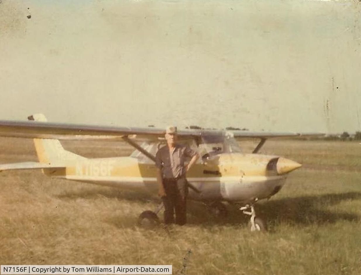 N7156F, 1966 Cessna 150F C/N 15063756, 3 months after purchase. Russell Field, Fort Worth TX C.O. Williams Owner