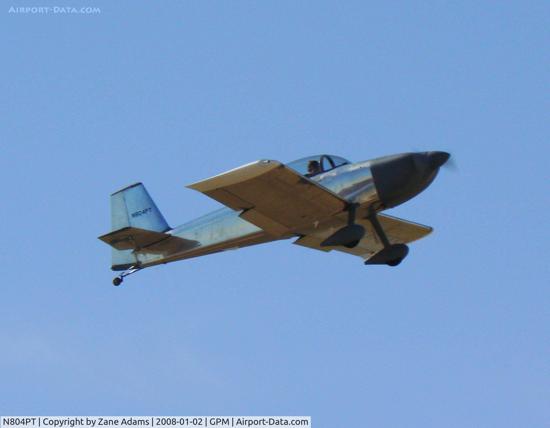 N804PT, 2007 Vans RV-8 C/N 82265, New RV-8 Takeoff!