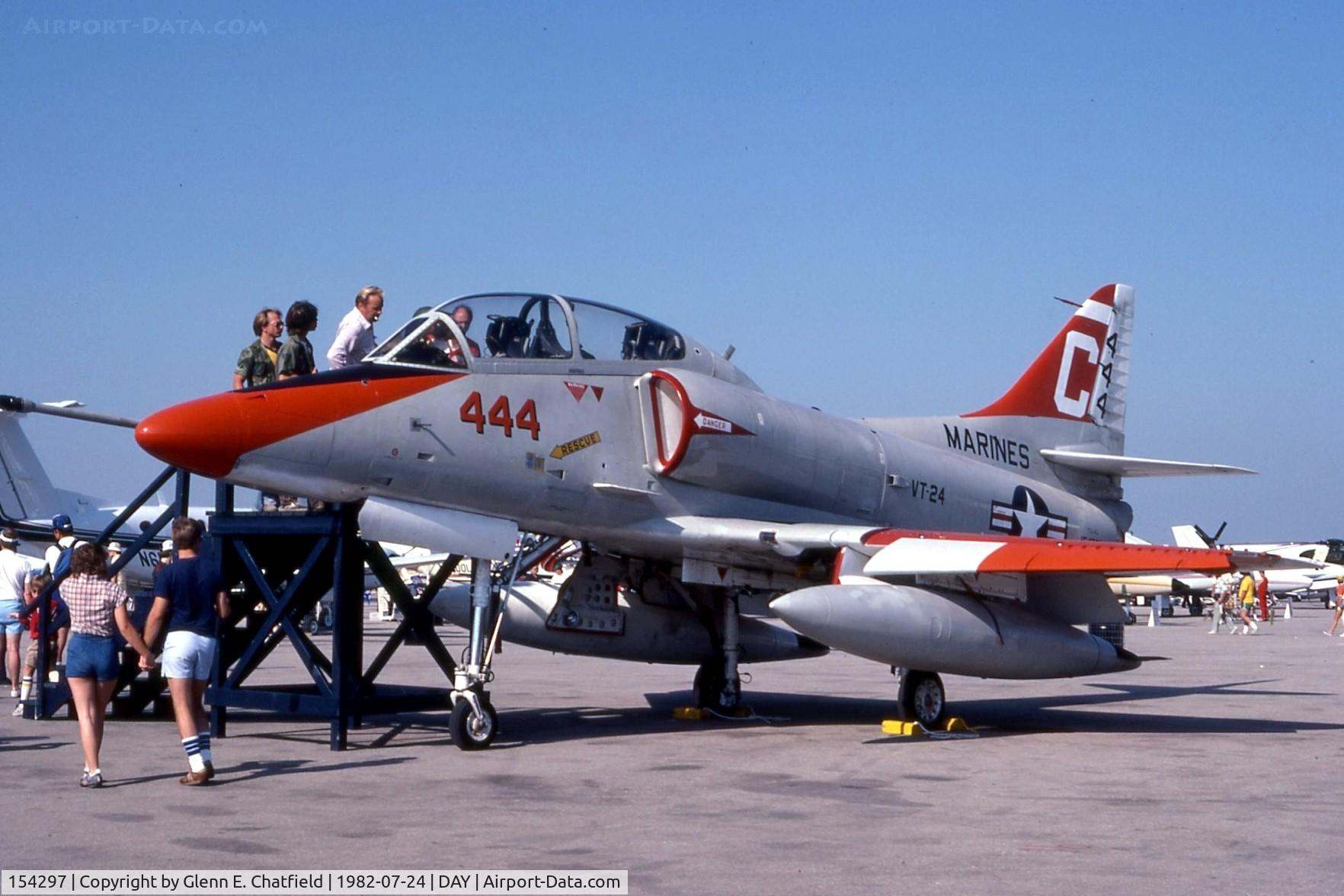 154297, Douglas TA-4J Skyhawk C/N 13681, TA-4J at the Dayton Air Show. 