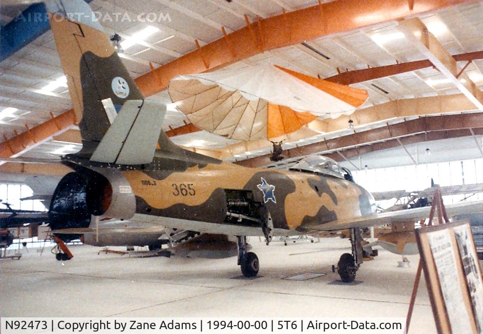 N92473, 1954 Canadair F-86E MK.6 C/N 1099, F-86E (Canadair) At War Eagles Air Museum, NM