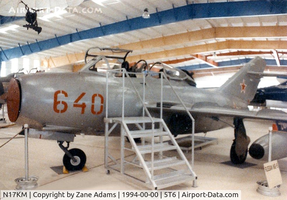 N17KM, 1955 Mikoyan-Gurevich MIG 15UTI C/N 1A08017, At War Eagles Air Museum, NM