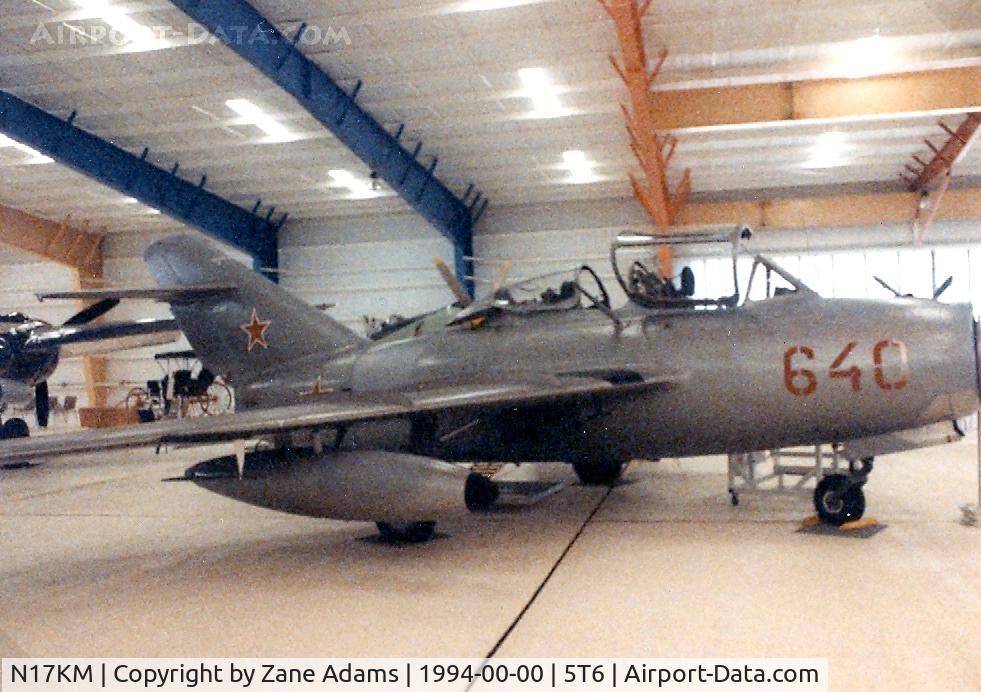 N17KM, 1955 Mikoyan-Gurevich MIG 15UTI C/N 1A08017, At War Eagles Air Museum, NM