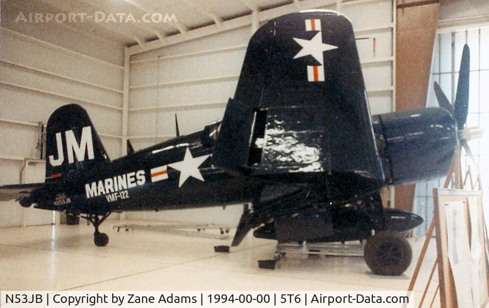 N53JB, 1942 Vought F4U-4 Corsair C/N 8423, At War Eagles Air Museum, NM