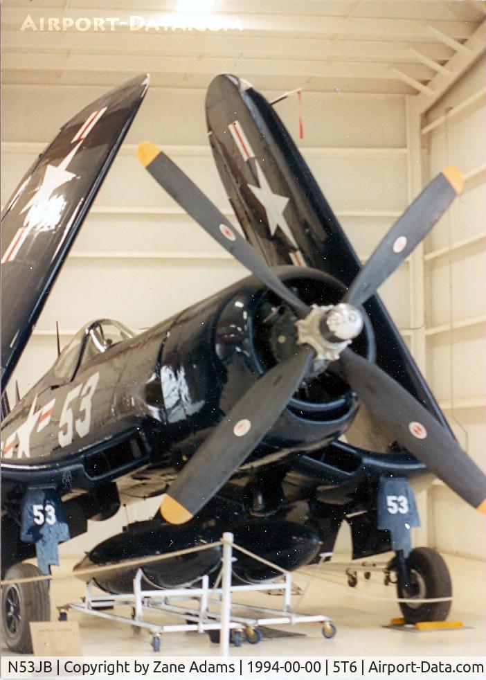 N53JB, 1942 Vought F4U-4 Corsair C/N 8423, At War Eagles Air Museum, NM