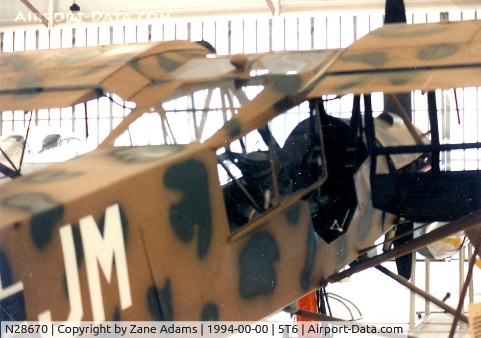 N28670, 1939 Morane-Saulnier MS-502 Criquet C/N 728, At War Eagles Air Museum, NM