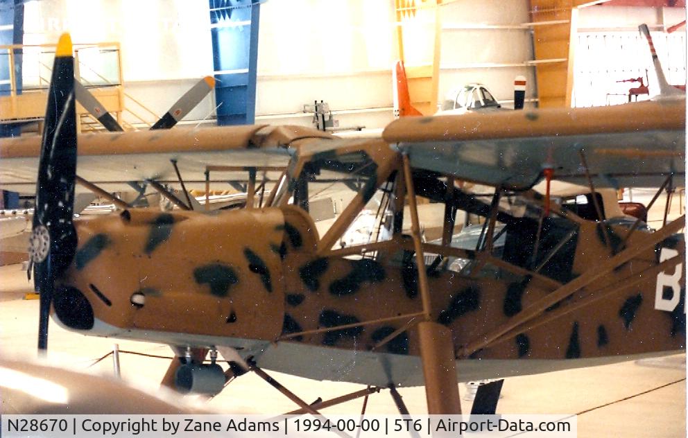 N28670, 1939 Morane-Saulnier MS-502 Criquet C/N 728, At War Eagles Air Museum, NM