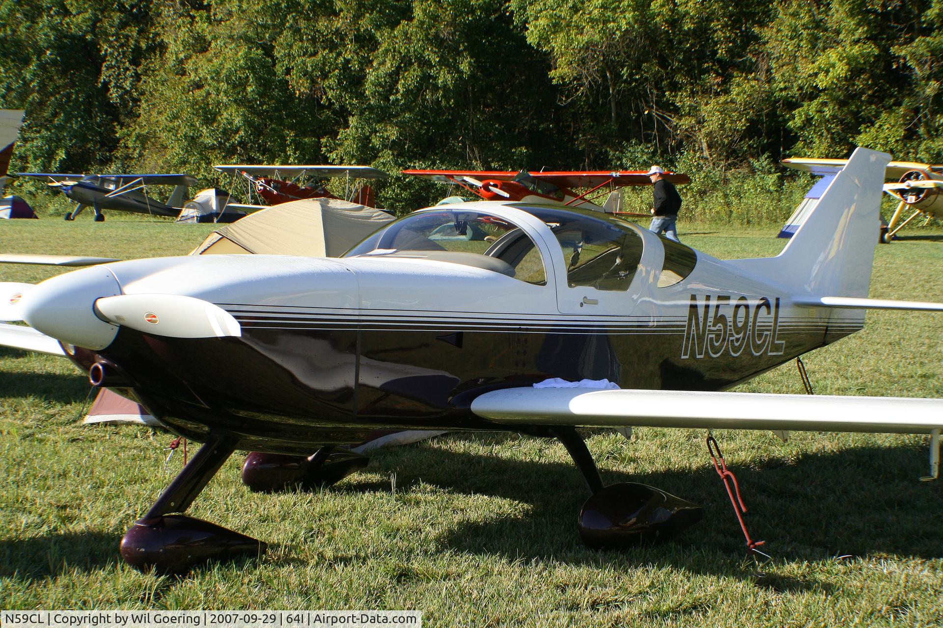 N59CL, 2005 Stoddard-Hamilton Glasair Super II FT C/N 2424, 2007 Fly-in at Lee Bottom
