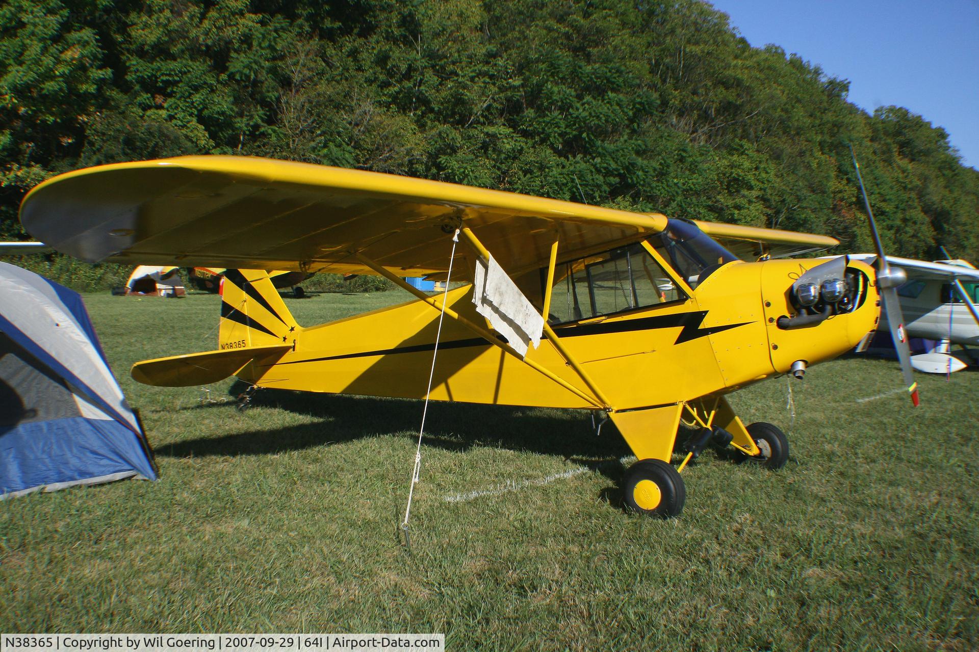 N38365, 1941 Piper J3C-65 Cub C/N 6973, 2007 Lee Bottom Fly-in