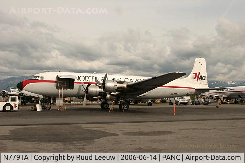 N779TA, 1958 Douglas DC-6A/C C/N 45529, Northern Air Cargo (Ex VASP, Ex panair do Brasil PP-LFC)